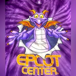 Disney Purple Figment Tee with Yellow and Orange Accents